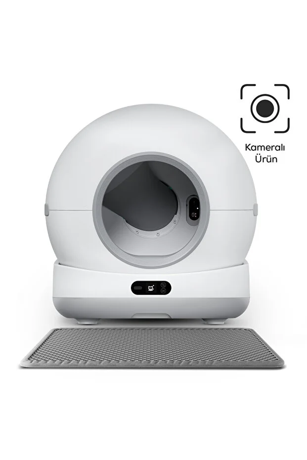 Kameralı Kedi Tuvaleti ve Mama Kabı 2'li Set | WiFi, 1080p, 72L Otomatik Kedi Tuvaleti, Mobil Kontrol, Kameralı Kedi Tuvaleti ve Mama Kabı 2'li Set | WiFi, 1080p, 72L Otomatik Kedi Tuvaleti, Mobil Kontrol,